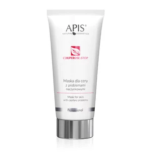 Apis Couperose-stop, Maska kremowa dla cery z problemami naczynkowymi, 200ml