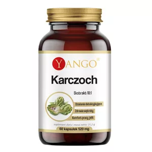 Yango Karczoch ekstrakt 10:1 suplement diety 60 kapsułek