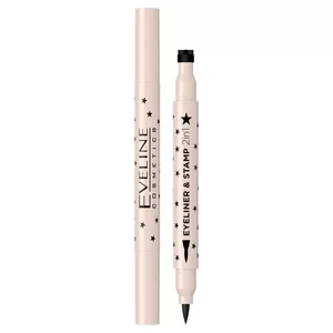 Eveline Cosmetics Eyeliner & Stamp 2in1 eyeliner ze stemplem 02 Gwiazda