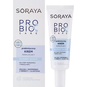 Soraya Probio Care, prebiotyczny krem do cery mieszanej i wrażliwej, 50ml