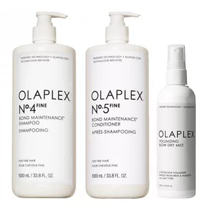Olaplex, zestaw zwiększający objętość, szampon + odżywka + mgiełka, No. 5Fine + 4Fine, 2x1000ml + 150ml