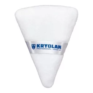 Kryolan, puszek do pudru, trójkątny
