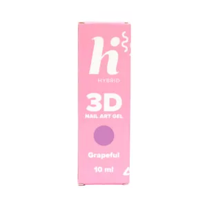 hi hybrid, żel do zdobień 3D, Grapeful, 10ml