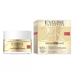 Eveline Cosmetics 24K Gold Vitamin C złoty krem + esencja napinająca 60+ 50ml