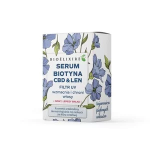 Bioelixire, serum do włosów, olejek biotyna CBD&Len, 20ml