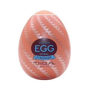 Tenga Easy Beat Egg Spiral Strober jednorazowy masturbator w kształcie jajka