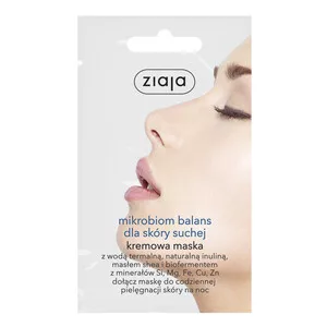 Ziaja, kremowa maska mikrobiom balans do skóry suchej, 7ml