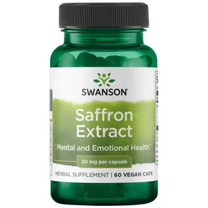 Swanson, Ekstrakt z szafranu, 30mg, 60vege kaps, ref.SWH298