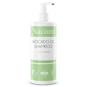 Nacomi, szampon do włosów z olejem avocado i keratyną, 250ml