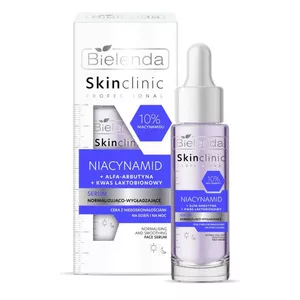 Bielenda Skin Clinic Professional, niacynamid, serum normalizująco-wygładzające, 30ml