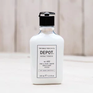 Depot No. 402, zmiękczający fluid przed/po goleniu, 100ml