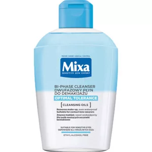 Mixa Nawilżenie, dwufazowy płyn do demakijażu optymalna tolerancja, 125ml