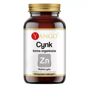 Yango Cynk forma organiczna suplement diety 90 kapsułek
