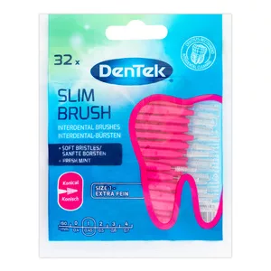 Dentek, szczoteczki Interdentalne Slim Brush rozm. 1, 0,45mm; 32szt.