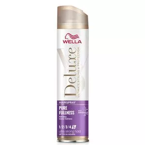 Wella Deluxe Pure Fullness, ultra mocny lakier do włosów cienkich i delikatnych, 250ml