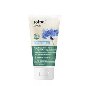 Tołpa Green, oczyszczający łagodny żel micelarny do mycia twarzy, oczu i ust, 150ml