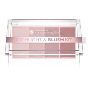 Bell HYPO Highlight&Blush Kit 01, zestaw rozświetlaczy i różu, 20g