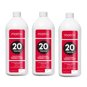 Matrix Creme Oxydant, aktywator w kremie do koloryzacji trwałej, 6%, wielopak, 3x1000ml