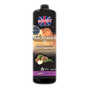Ronney Professional Shampoo Macadamia Oil Restorative Therapy, Szampon wzmacniający do włosów suchych i osłabionych 1000ml
