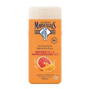 Le Petit Marseillais Bio Grejpfrut i Pomarańcza Żel do kąpieli i pod prysznic z ekstraktami cytrusowymi 650ml