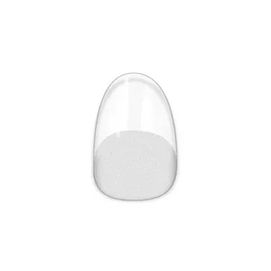 Peggy Sage Soft Gel Tips, tipsy żelowe do techniki amerykańskiej, krótkie migdałki, 240 szt., ref.142058