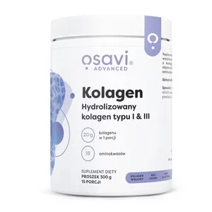 Osavi Kolagen hydrolizowany typu I & III proszek suplement diety 300g