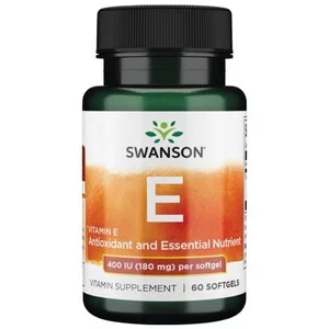 Swanson Witamina E 400IU 60 kaps