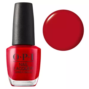 OPI Nail Lacquer, klasyczny lakier do paznokci, Big Apple Red NLN25, czerwony, 15ml