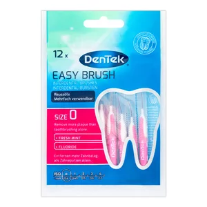 Dentek, szczoteczki międzyzębowe EasyBrush, rozm. 0, 12 szt.