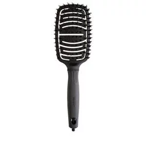 Olivia Garden Care Flex Boar&Nylon Bristles, szczotka do włosów z włosiem dzika, Black Label