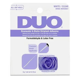 Ardell Duo Rosewater & Biotin Striplash Adhesive klej do rzęs Clear 5g