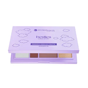 Bell HYPOAllergenic x Besties, zestaw cieni do powiek i rozświetlaczy to twarzy 01, 15.5g