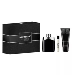 Mont Blanc Legend zestaw woda toaletowa spray 100ml + miniatura wody toaletowej 7.5ml + żel pod prysznic 100ml (M)