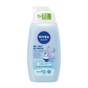 Nivea Baby żel 2w1 do mycia ciała i włosów dla dzieci 500ml