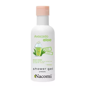 Nacomi, żel pod prysznic, avocado i aloes, 300ml