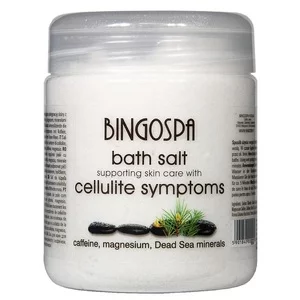 BingoSpa Sól do kąpieli wspomagająca pielęgnację skórę z cellulitem z kofeiną i minerałami z Morza Martwego 550g