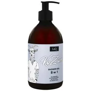LaQ, KoZiom Błękitny Matowy, żel pod prysznic 8w1, 500ml