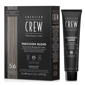 American Crew, Precision Blend, odsiwiacz dla mężczyzn, 5|6, średni popielaty