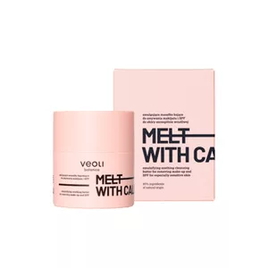 Veoli Botanica Melt with Calmness, emulgujące masełko kojące do zmywania makijażu i SPF, 40g