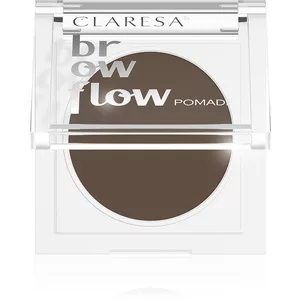 Claresa, Puszysta pomada do brwi BROW FLOW 02 MEDIUM BROWN 4 g