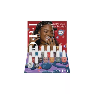 OPI GelColor What's Your Mani-tude, zestaw lakierów hybrydowych do paznokci, 14x15ml