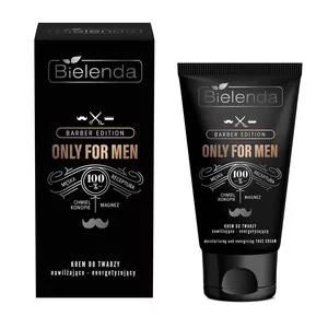 Bielenda Only For Men - Barber Edition Krem Nawilżająco-energetyzujący, 50ml
