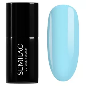 Semilac One Touch Pastels, lakier hybrydowy do paznokci, 974 Bubble Blue, 7ml