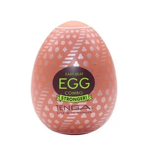 Tenga Easy Beat Egg Combo Stronger jednorazowy masturbator w kształcie jajka