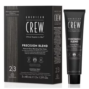 American Crew, Precision Blend, odsiwiacz dla mężczyzn, 2|3, ciemny