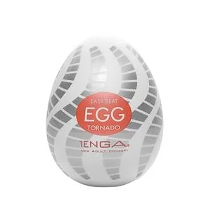 Tenga Easy Beat Egg Tornado jednorazowy masturbator w kształcie jajka
