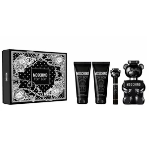 Moschino Toy Boy zestaw woda perfumowana spray 100ml + woda perfumowana spray 10ml + żel pod prysznic 100ml + balsam po goleniu 100ml (M)