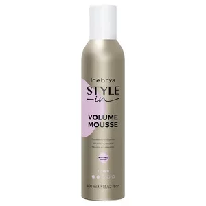 Inebrya Style-In Volume Mousse, pianka zwiększająca objętość włosom, 400ml