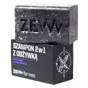 ZEW for men, szampon 2w1 z odżywką z węglem drzewnym, 85ml