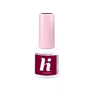 hi hybrid, lakier hybrydowy, 5ml, #204 Red Raspberry